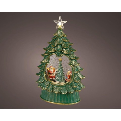 ALBERO LED CON SFERA ACQUA BABBO H.26